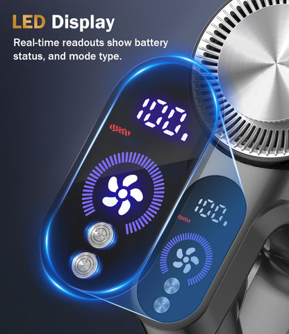 45Mins Cordless Vacuum Cleaners for Home with LED Display and Wall-mounted Charging